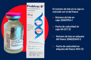 Cofepris emite alerta por falsificación de vacuna antihepatitis B
