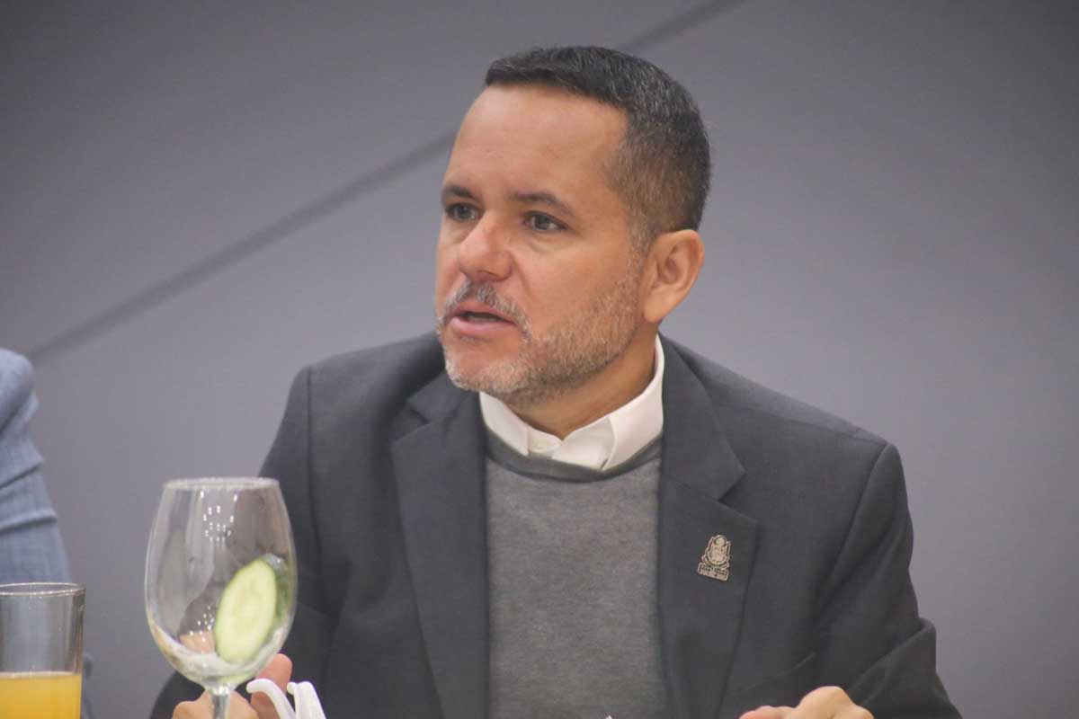 El diputado Gerardo Ángeles, presidente de la mesa directiva del Congreso del estado / Foto: Especial