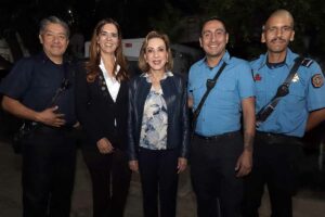 Lupita Murguía refrenda compromiso con Bomberos Querétaro