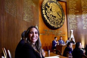 La diputada Andrea Tovar ha realizado un trabajo coordinado con la diputada Local de Puebla, Mónica Silva, a fin de presentar la Ley Monzón en la entidad queretana. / Foto: Especial.
