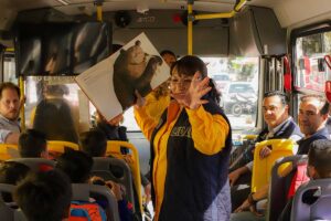 Cultura en Ruta: fomenta la lectura en el Transporte Escolar Gratuito de Querétaro