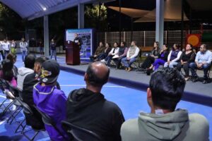 Entregan rehabilitación de la Unidad Deportiva en Los Olvera