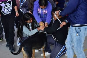 Sensibilizan sobre cuidado animal a estudiantes de Corregidora