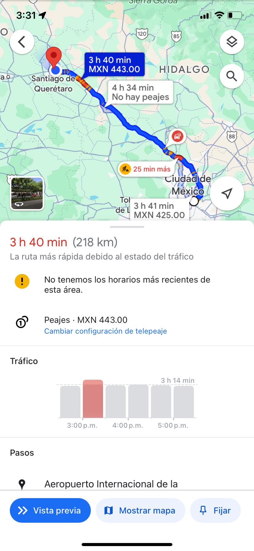 ¿Cómo llegar del Aeropuerto Internacional de la Ciudad de México a Querétaro?
