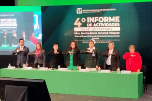 Rinde Eloísa Sánchez su cuarto informe de actividades del IMSS Querétaro