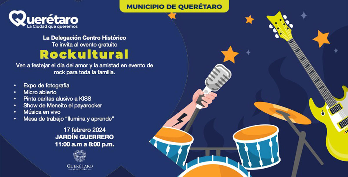 Rockultural: tianguis de Rock y expresión Artística en Querétaro