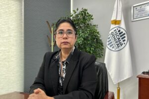 María de los Ángeles Torres Delgado, fiscala de la Unidad Especializada en Delitos Electorales en Querétaro. / Fotografía: Roberto Cortés