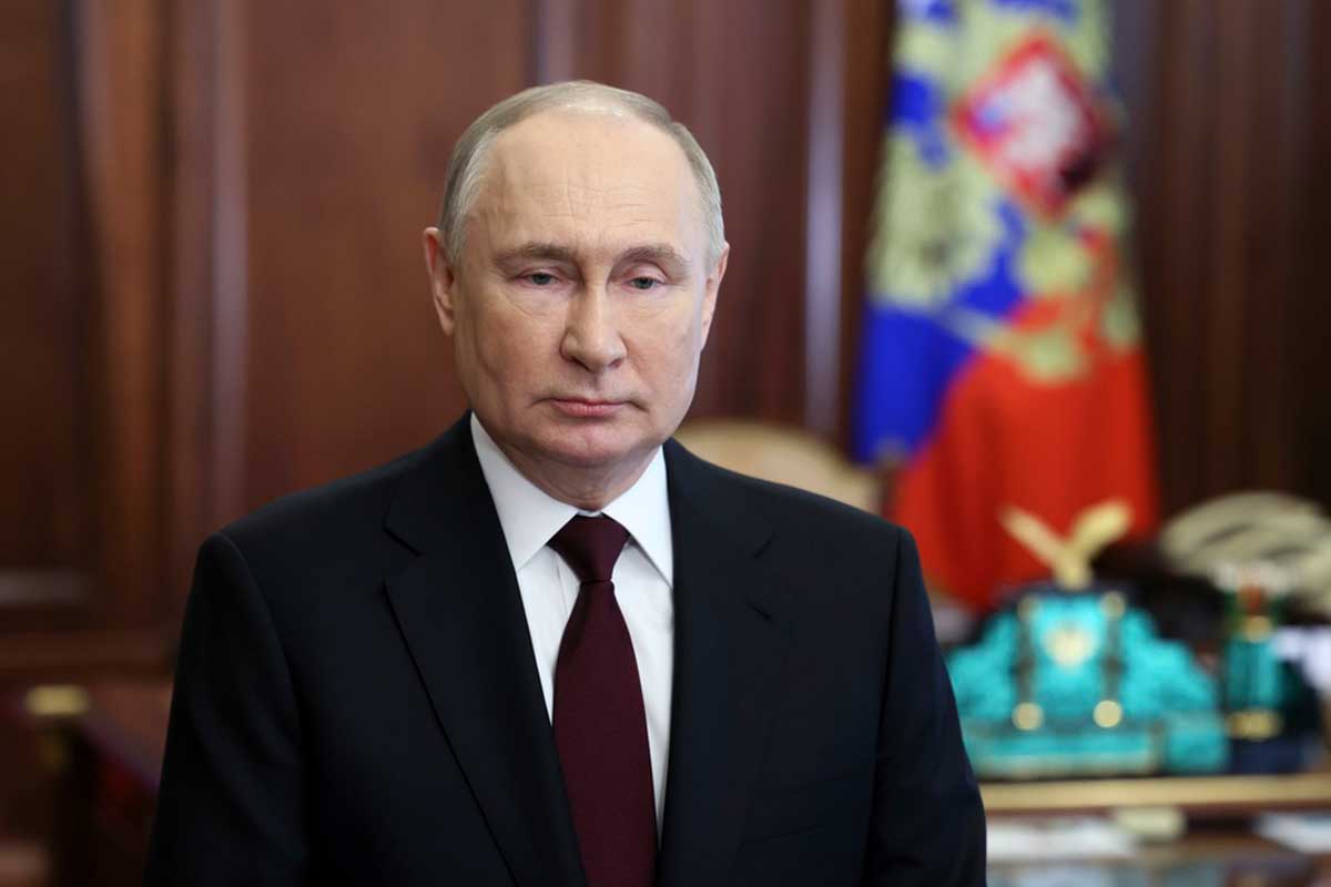 El líder ruso, de 71 años, enfrenta a tres rivales simbólicos de partidos afines al Kremlin / AP