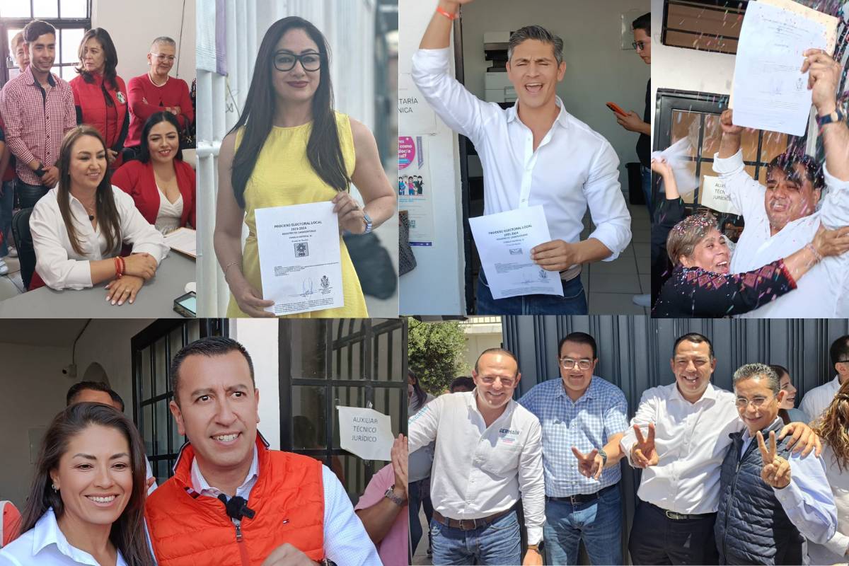 Son candidatos de los distintos partidos políticos en San Juan del Río, quienes oficializaron su registro ante el Instituto Electoral del Estado de Querétaro (IEEQ) para contender por un cargo de elección popular. /Foto: Especial