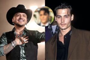 Christian Nodal reaparece sin tatuajes; lo comparan con Johnny Depp