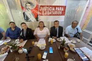 ejidatarios de San Pablo, piden que se acelere la resolución jurídica para que se les pague la indemnización.
