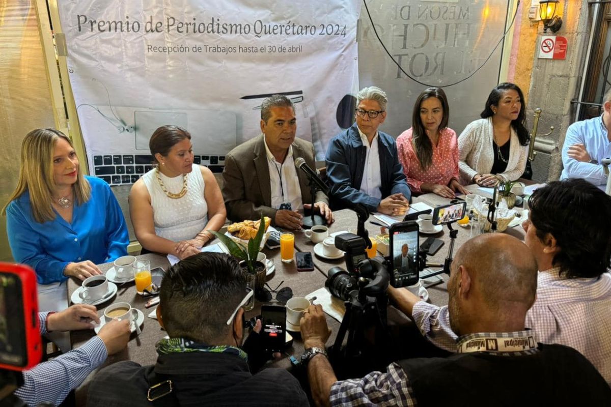 Presentan convocatoria al Premio de Periodismo Querétaro 2024