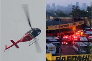 Víctimas del desplome de helicóptero en CDMX son extranjeros