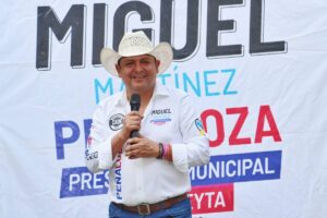 Miguel Martínez, candidato a la presidencia municipal de Cadereyta.