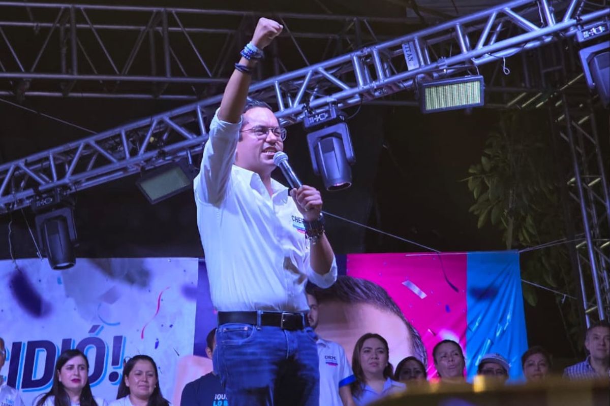 Cierre de campaña de candidato a la alcaldía de Corregidora