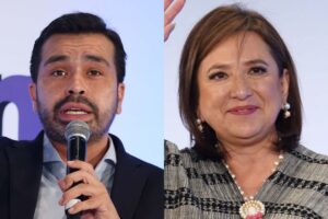 Jorge Máynez acusa intervención de Xóchitl Gálvez en mítines políticos