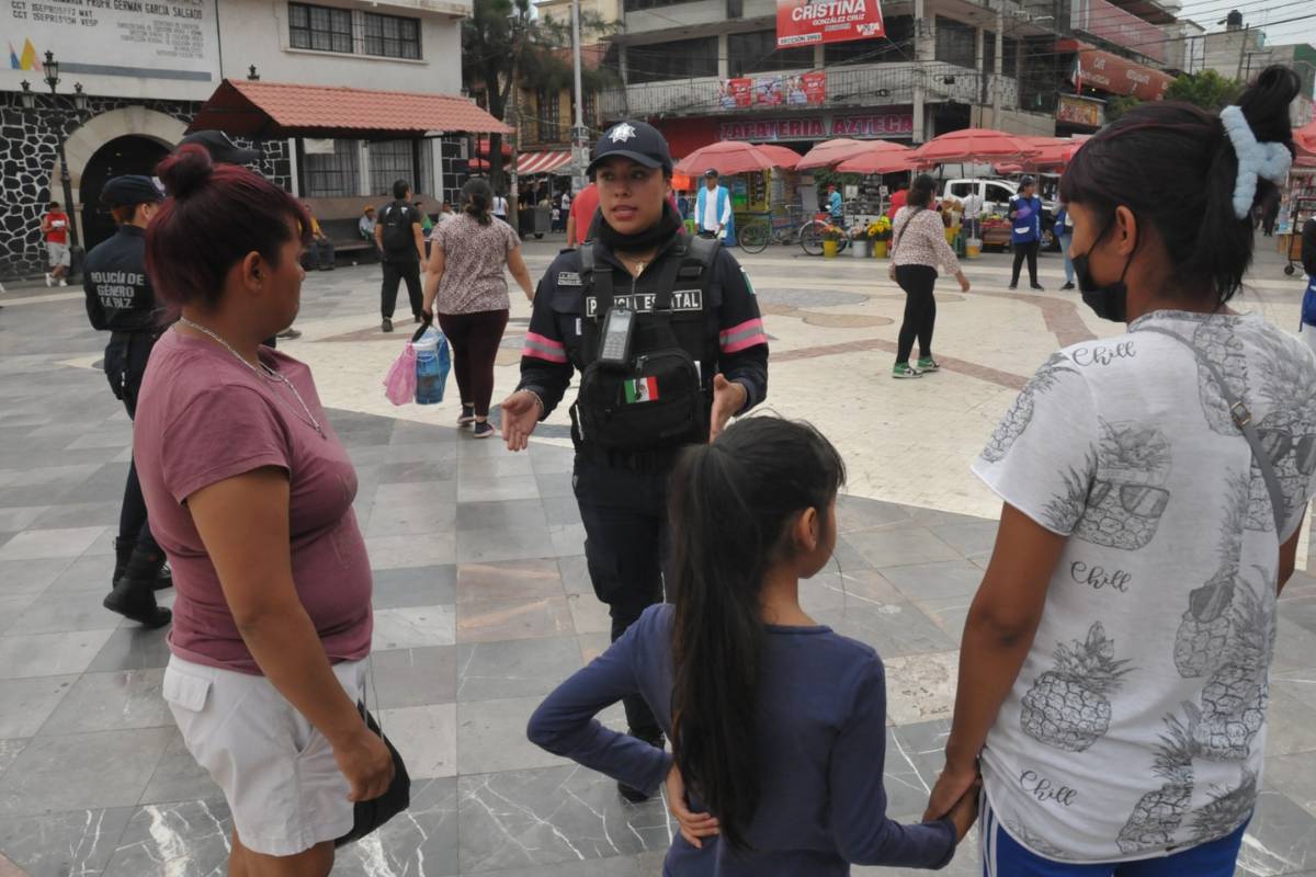 En La Paz se reforzó la seguridad en paraderos de transporte público, escuelas, espacios públicos y patrullajes en 10 colonias que concentran la mayor incidencia delictiva.
