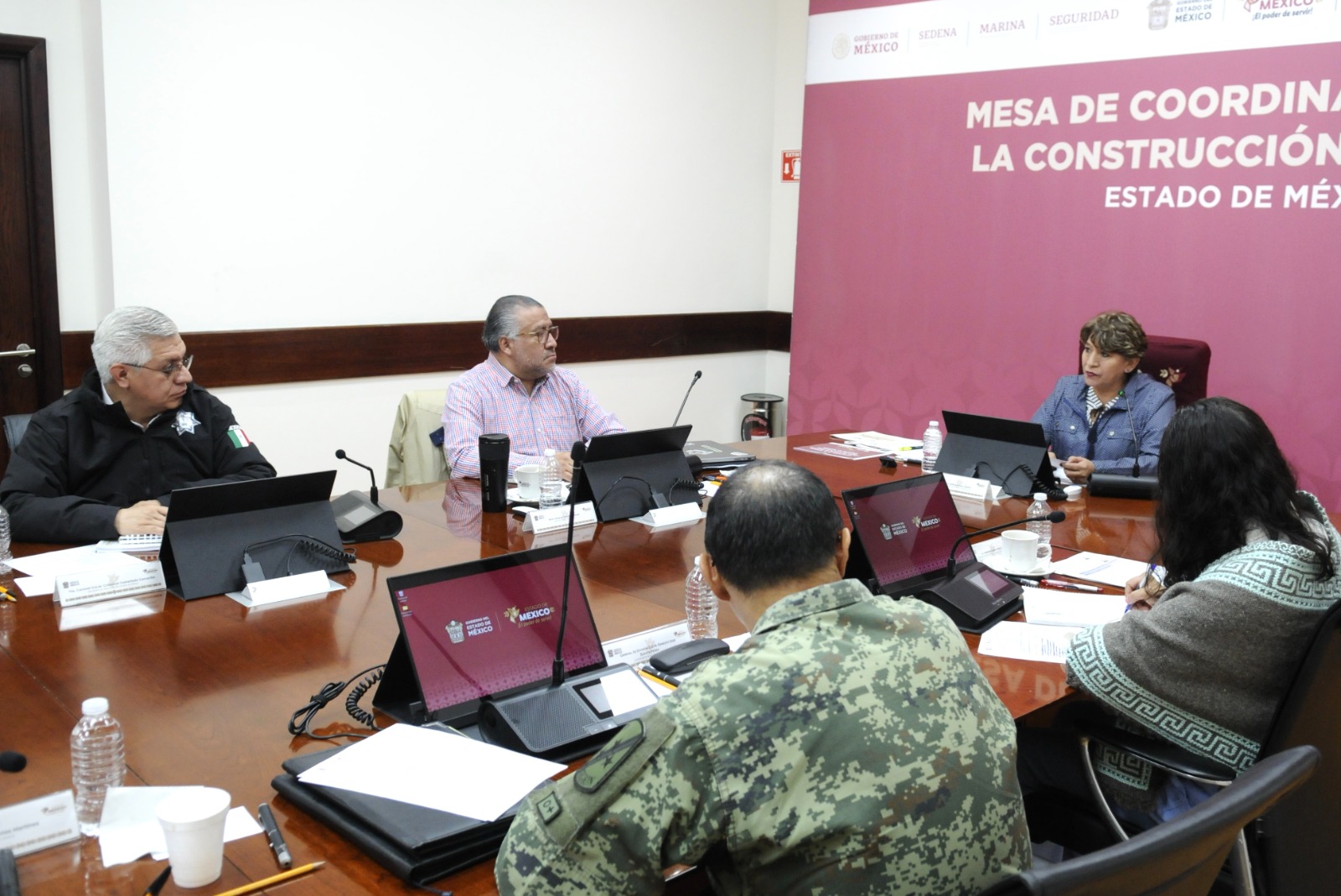Delfina Gómez hizo hincapié en que la construcción de la paz requiere un trabajo coordinado y constante por parte de los municipios, estado y federación.