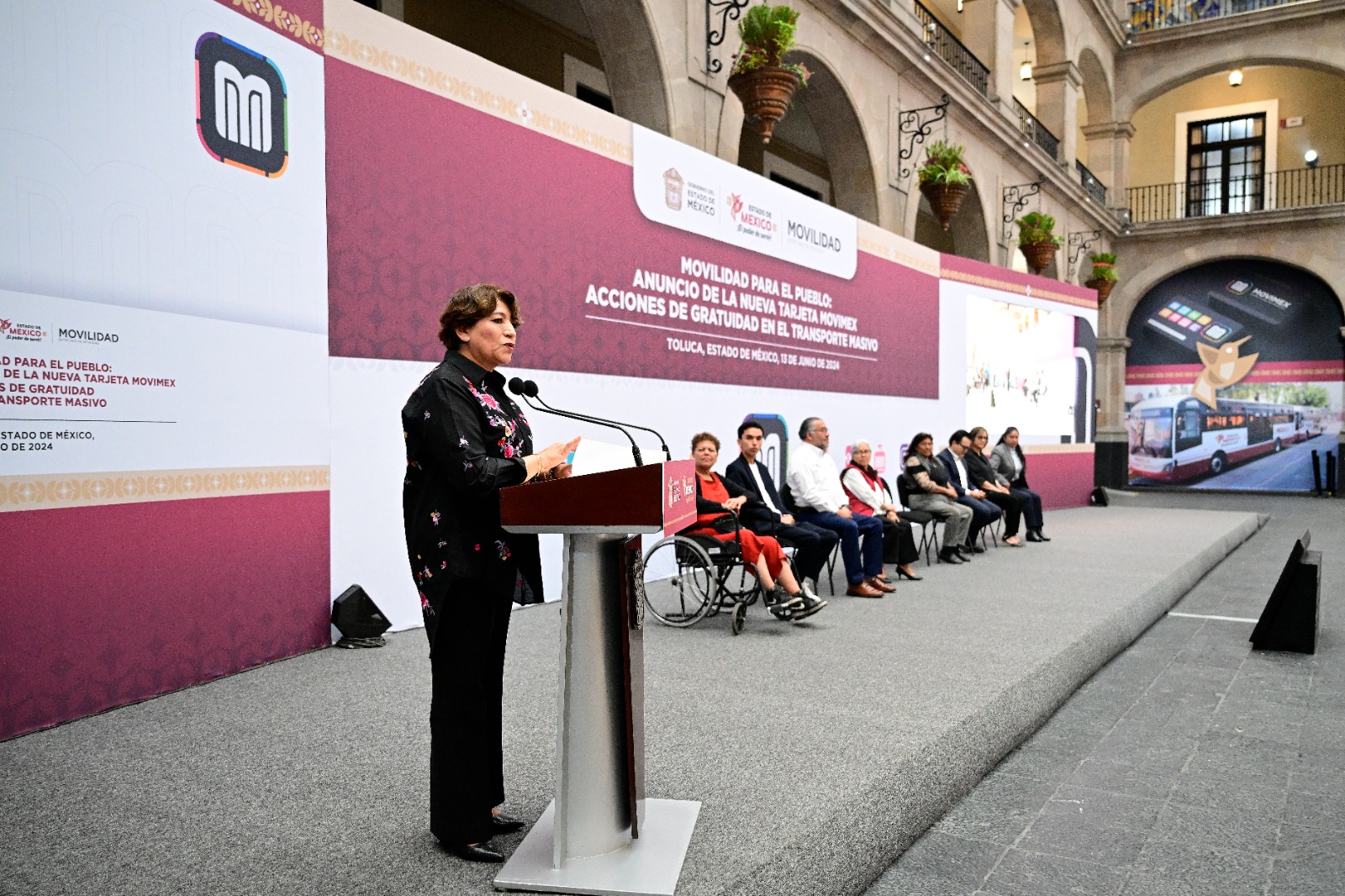 Delfina Gómez Álvarez destacó que su gobierno está trabajando para ofrecer soluciones concretas y efectivas para mejorar la movilidad para el pueblo mexiquense.