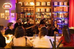 Noche flamenca en el restaurante Sanlúcar