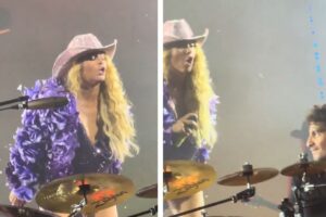 Paulina Rubio explota contra baterista en pleno concierto (video)
