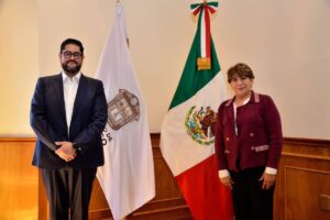 Andrés Andrade Téllez presentó, a la gobernadora Delfina Gómez, su renuncia al cargo de Secretario de Seguridad en el Gobierno del Estado de México.