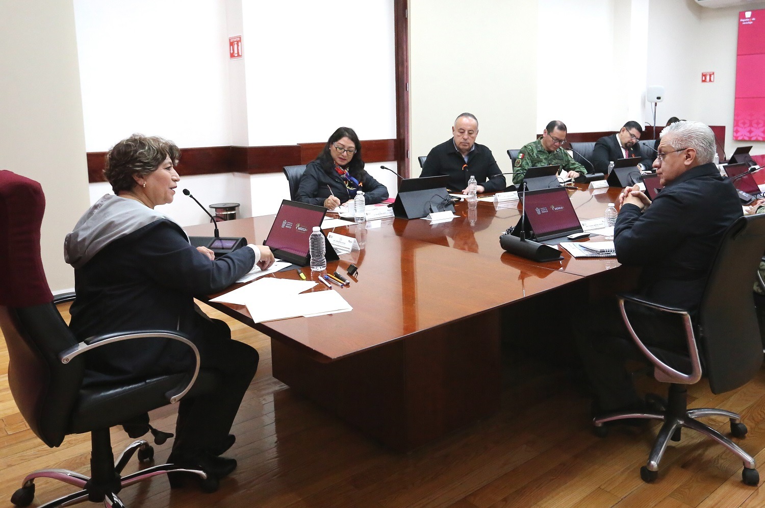 Autoridades mexiquenses participaron en la Mesa de Coordinación número 121.