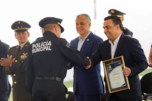 Realizan ceremonia por el 26 Aniversario de la Secretaría de Seguridad Pública Municipal / Foto: Especial