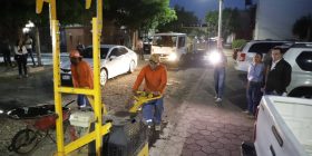 Supervisan trabajos de bacheo en capital de Querétaro